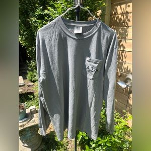 Fraternity ΑΣΦ Dog Print Long Sleeve Shirt